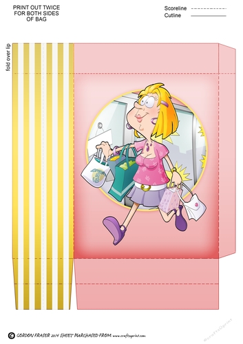 Shopping Dudess Mini Gift Bag