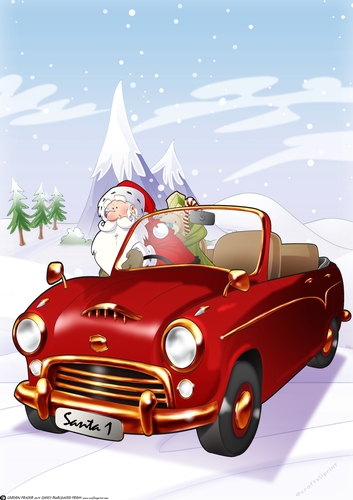 Santas New Sleigh A4