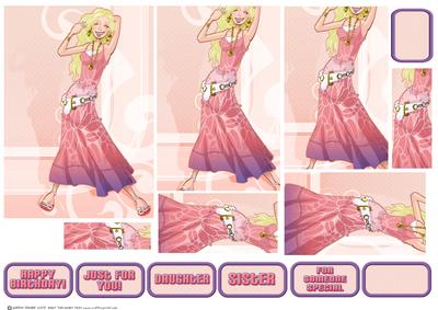 Pink and Purple Girl Pyramid.