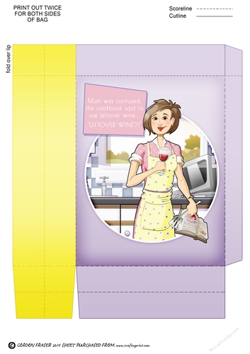 Mums Wine Mini Gift Bag