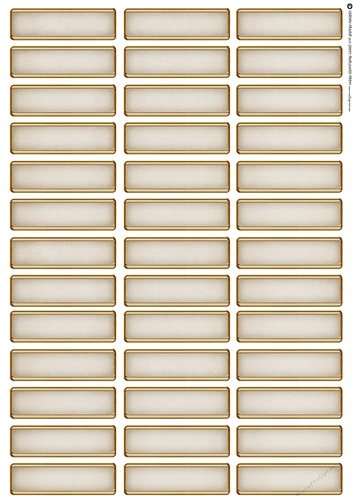 Art Deco Blank Sentiment Sheet Cream