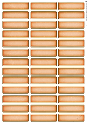 Art Deco Blank Sentiment Sheet Peach