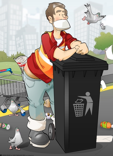 Thank You Binman Dude A4