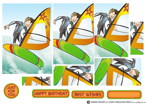 Wind Surfer Dude Pyramid
