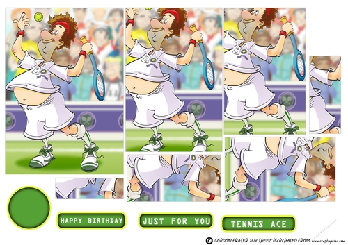Tennis Dude Green Pyramid