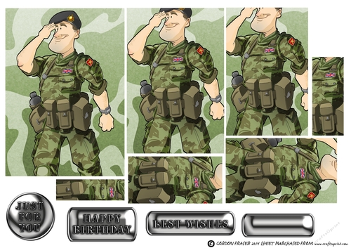 Army Dude Black Beret Pyramid