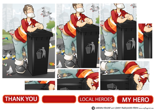 Thank You Binman Dude Pyramid