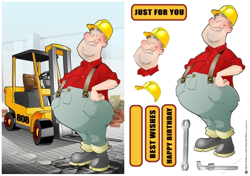 Forklift Truck Dude
