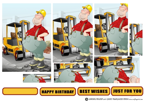 Forklift Truck Dude Pyramid