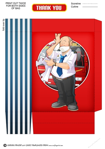 Thank You Bus Driver Dude Mini Gift Bag