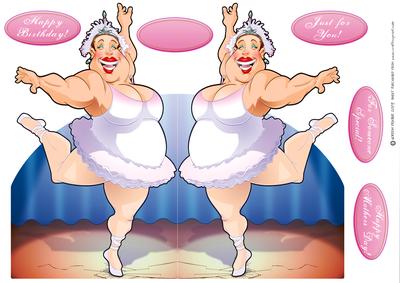 Ballerina Lady Shaped.