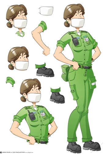 Thank You Paramedic Dudess Decoupage Sheet