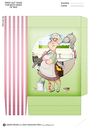 Cleaning Lady 2 Mini Gift Bag