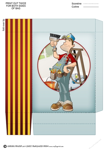 King Of DIY Dude Mini Gift Bag