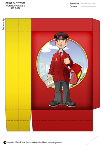 Postman Dude Mini Gift Bag