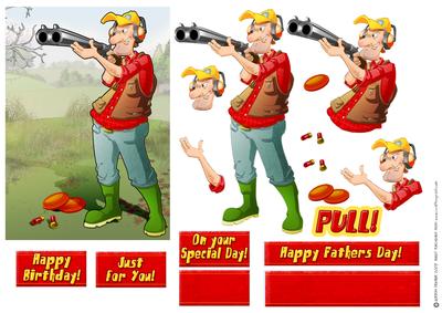 Clay Pigeon Shooting Dude.