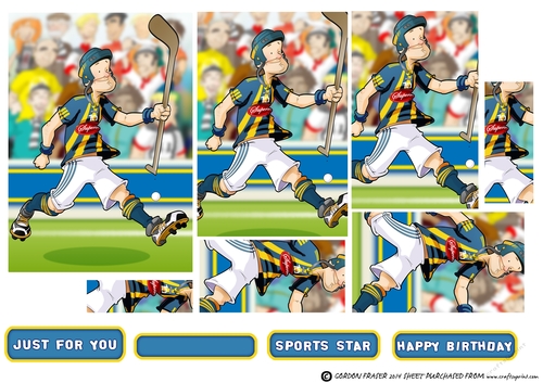 Hurling Dude Blue Pyramid