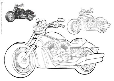 Angel of Hell Dude Harley Digi Stamp.
