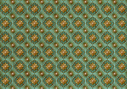 Lily Stars Paper Aqua