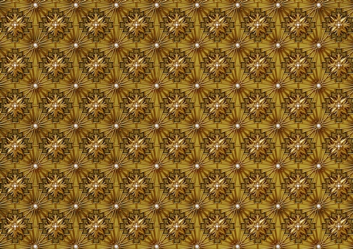 Lily Stars Paper Gold