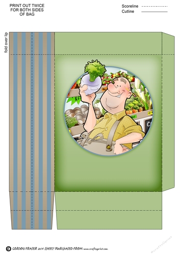 Greengrocer Dude Mini Gift Bag