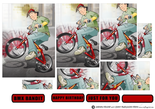 BMX Dude Red Pyramid