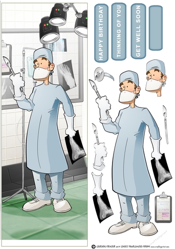 Surgeon Dude (Foot) Large Vertical Dl