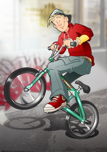BMX Dude Aqua A4