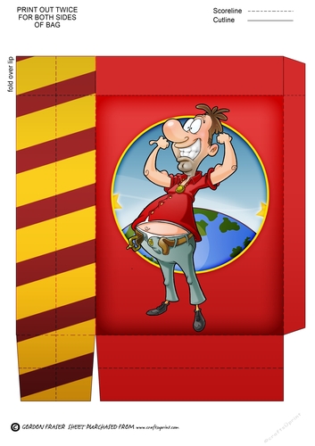 Worlds Best Dude Mini Gift Bag