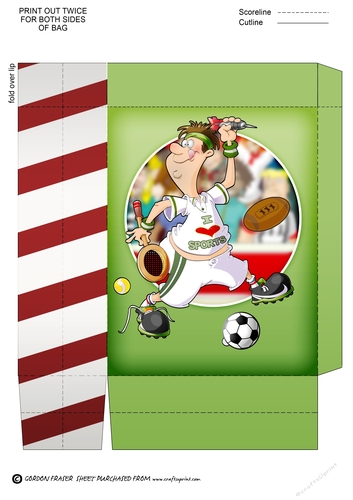 Super Sports Dude (White Kit) Mini Gift Bag