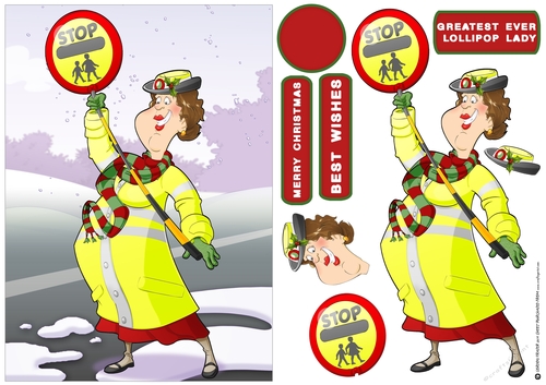 Christmas Lollipop Lady Dudess 