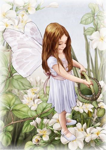 Forest Fairy Evie Lilac A4