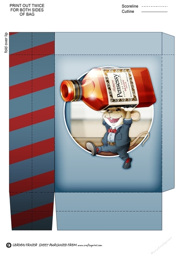 Mr Brandy Mouse Mini Gift Bag