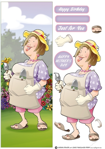 Gardening Dudess 3 Large Vertical DL