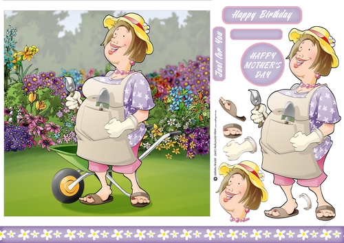 Gardening Dudess 3 7x7 Quick Card