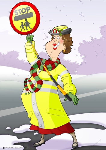 Christmas Lollipop Lady Dudess A4