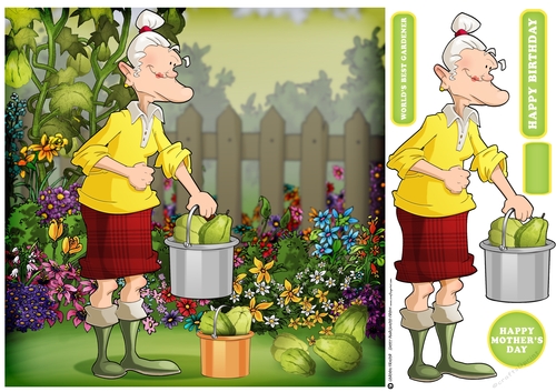 Gardening Dudess 4 8x8 Quick Card Front