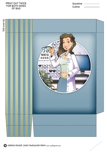 Optician Dudess Mini Gift Bag