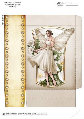 Forest Fairy Ophelia Mini Gift Bag Cream