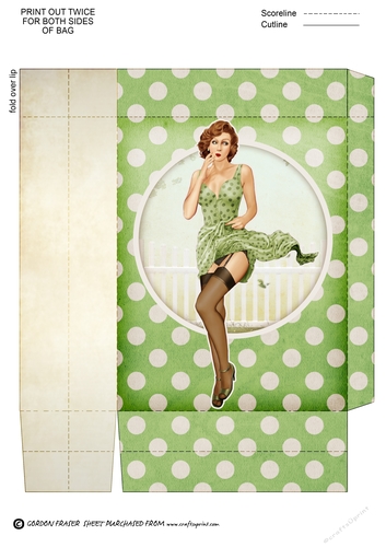 Eva Grace Mini Gift Bag Green