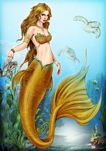 Oceania Mermaid A4 Gold
