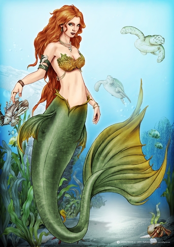 Oceania Mermaid A4 Green