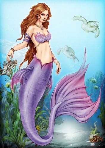 Oceania Mermaid A4 Lilac