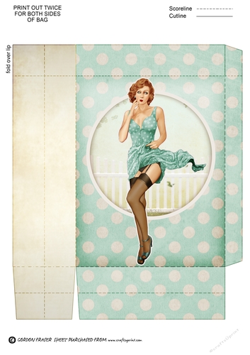 Eva Grace Mini Gift Bag Aqua