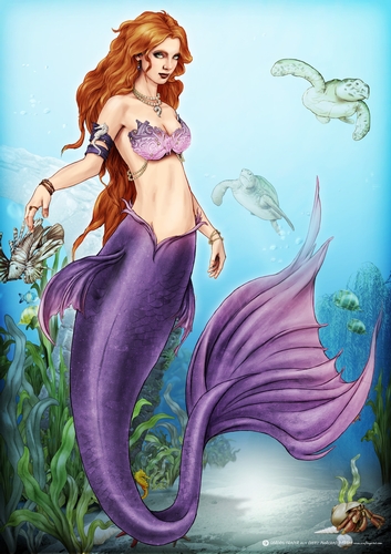 Oceania Mermaid A4 Light Purple