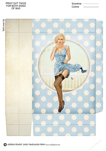 Eva Grace Mini Gift Bag Light Blue