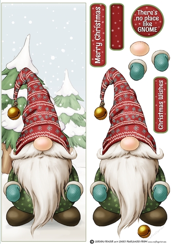 Alfred the Christmas Gnome Large DL