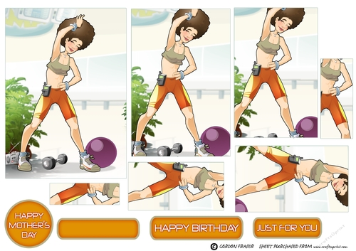 Get Fit Dudess Orange Pyramid