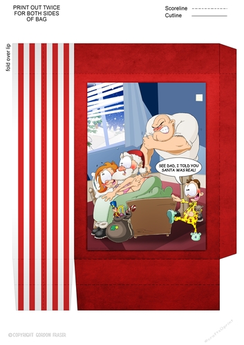 Santa is Real! Mini Gift Bag