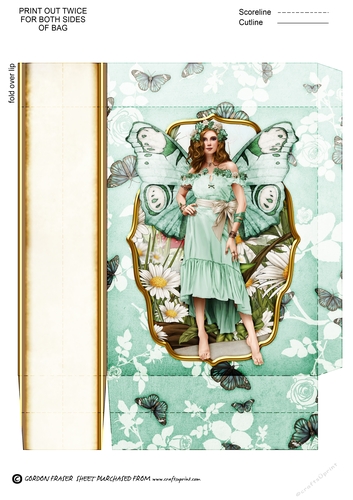 Forest Fairy Trina Aqua Mini Gift Bag